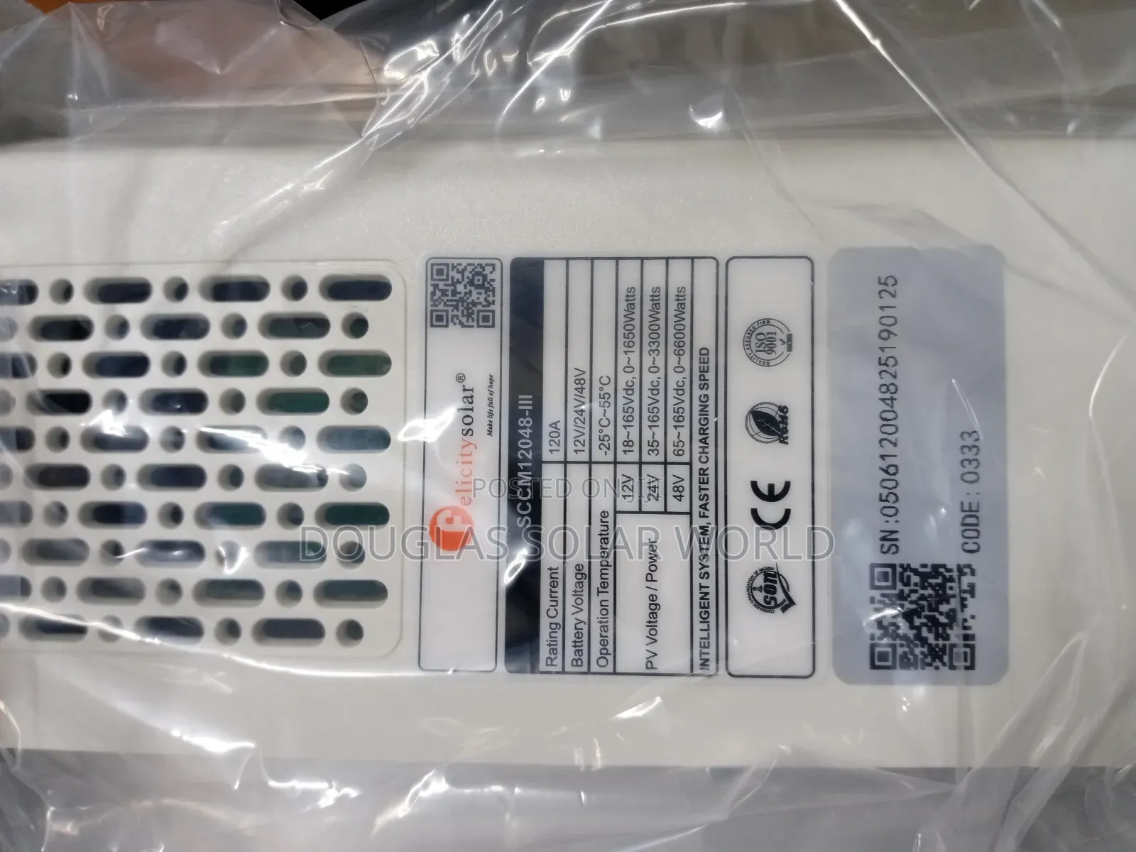 Felicity Solar Change Controller MPPT 120ah