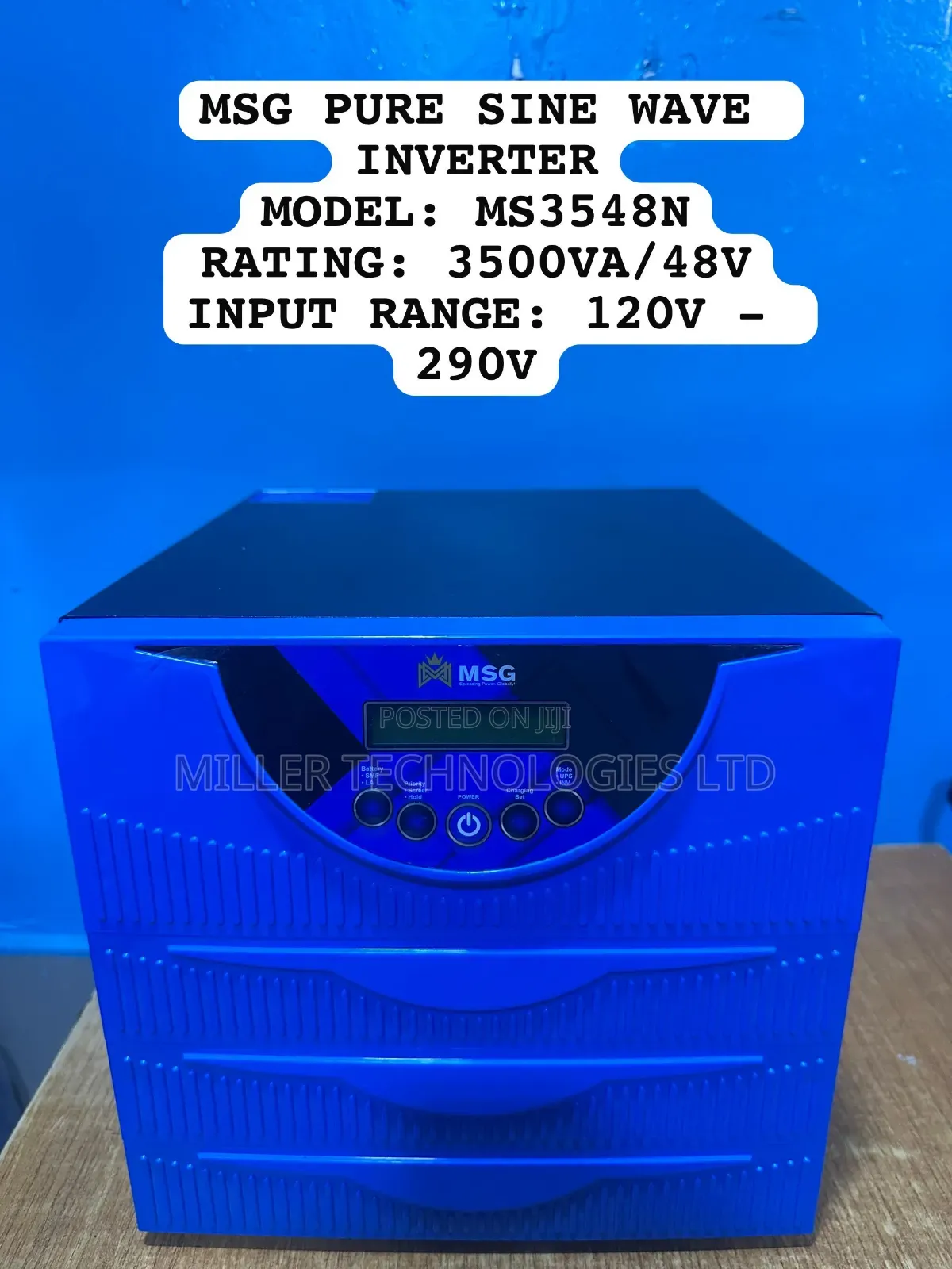 MSG Solar Inverter 3.5kva 48v