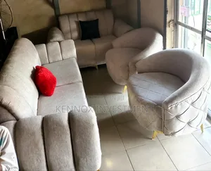 Super Soft Fabric 7 Set of Chair 