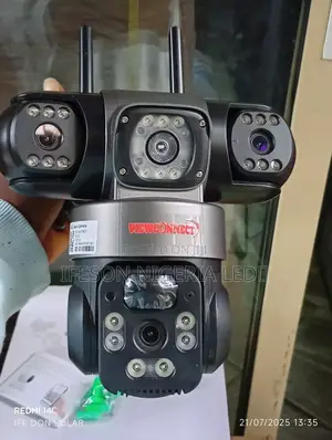 Solar Camera 3lens 3view Security Camera It Uses Sim Card