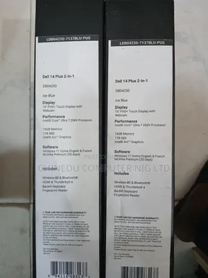 New Laptop Dell Plus 14 16GB Intel Core Ultra 7 SSD 1T