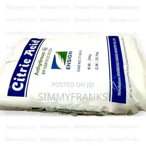 Citric Acid Anhydrous - Ensign / 25kg
