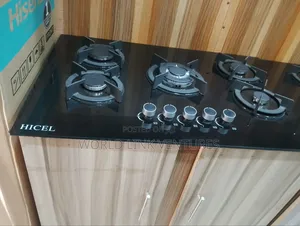 Hicel Cabinet Gas Cooker 5 Burners With Automatic Ignition