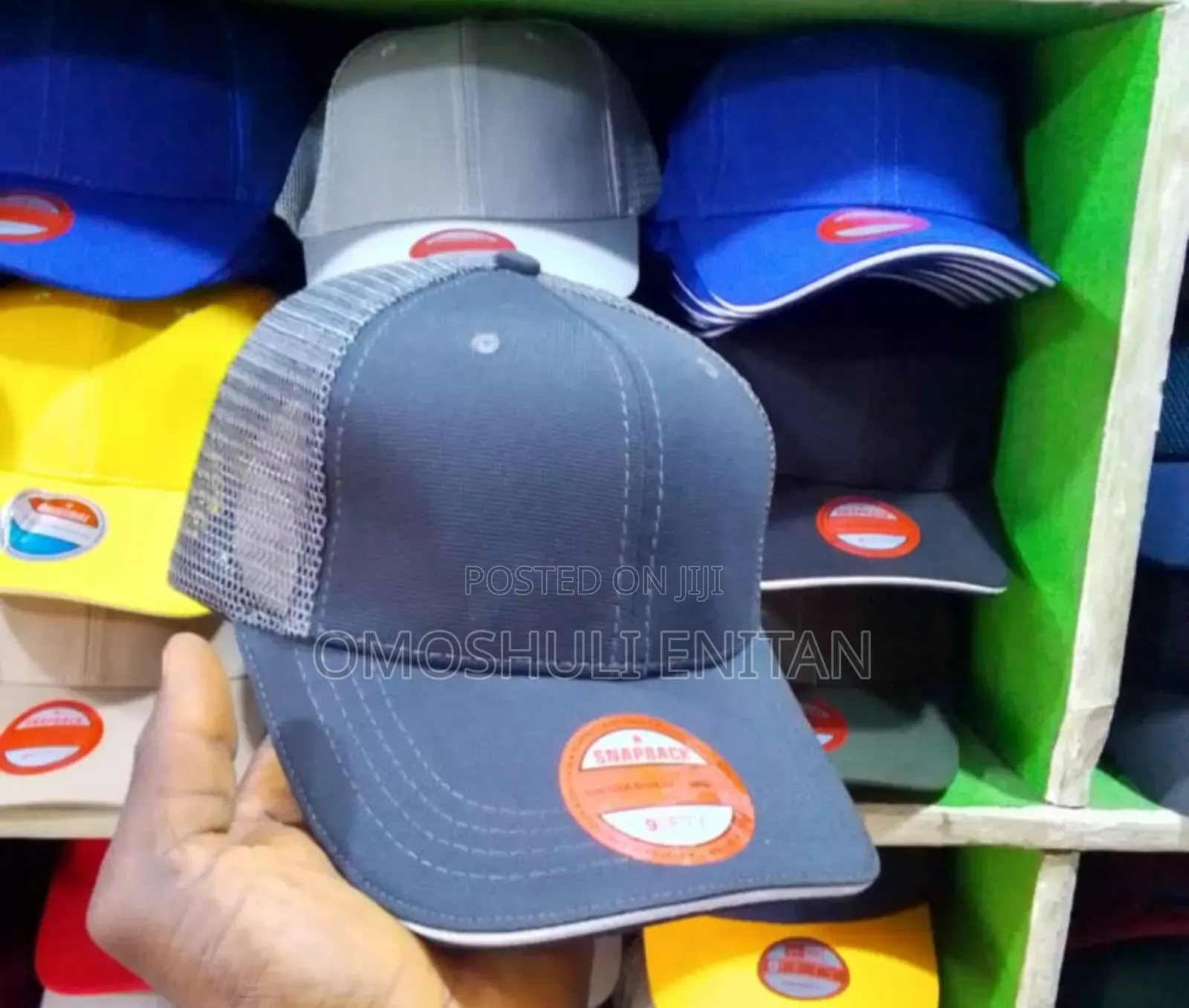 Branded Face Caps Available