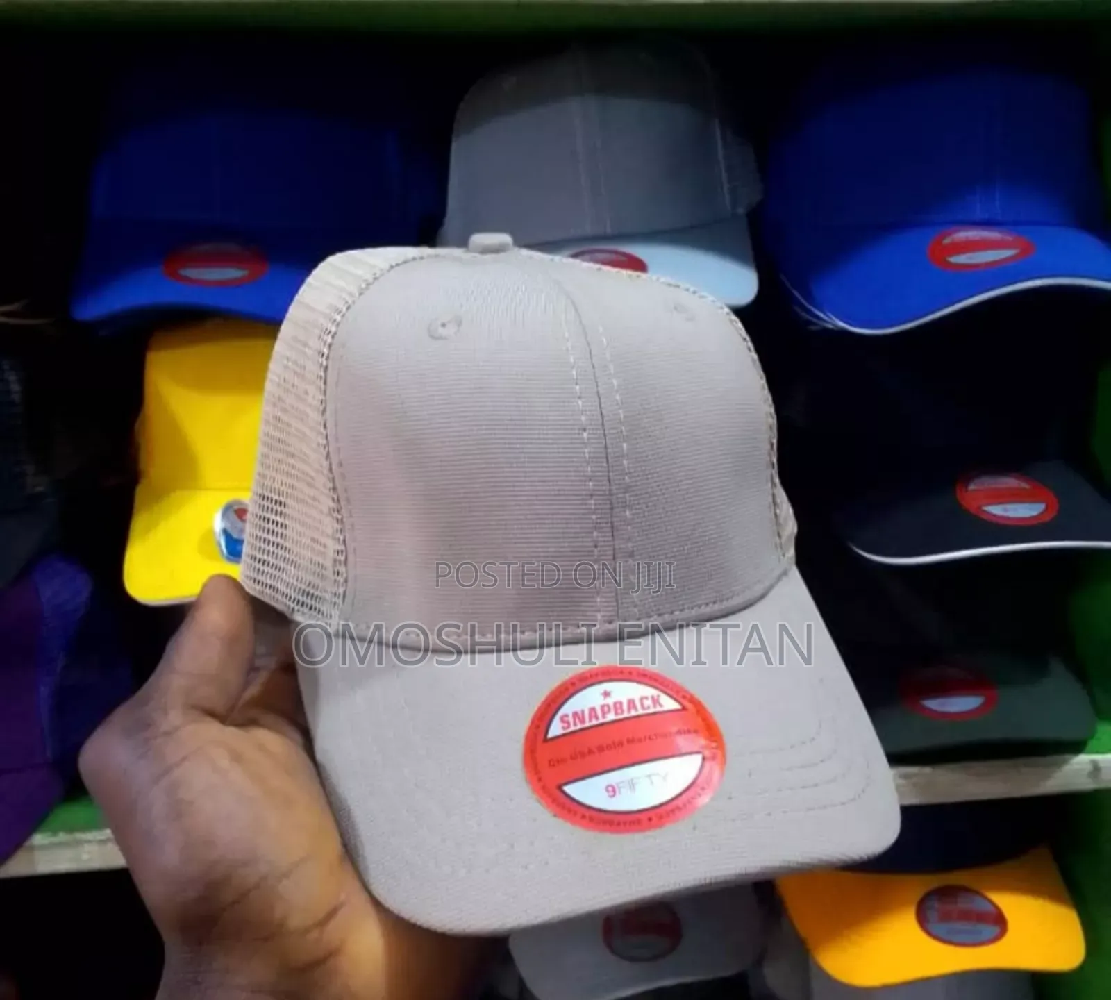 Branded Face Caps Available