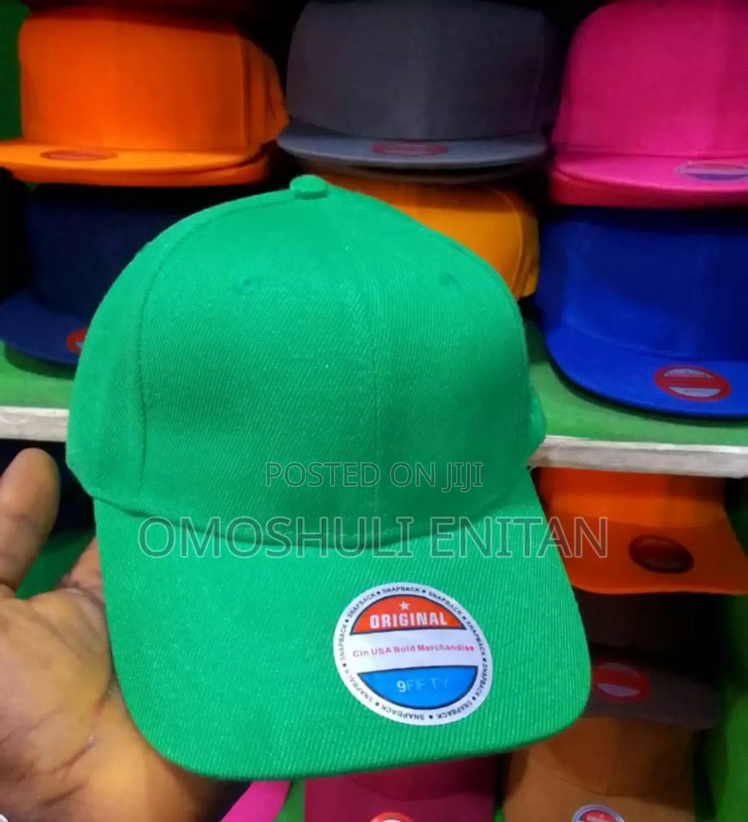 Branded Face Caps Available