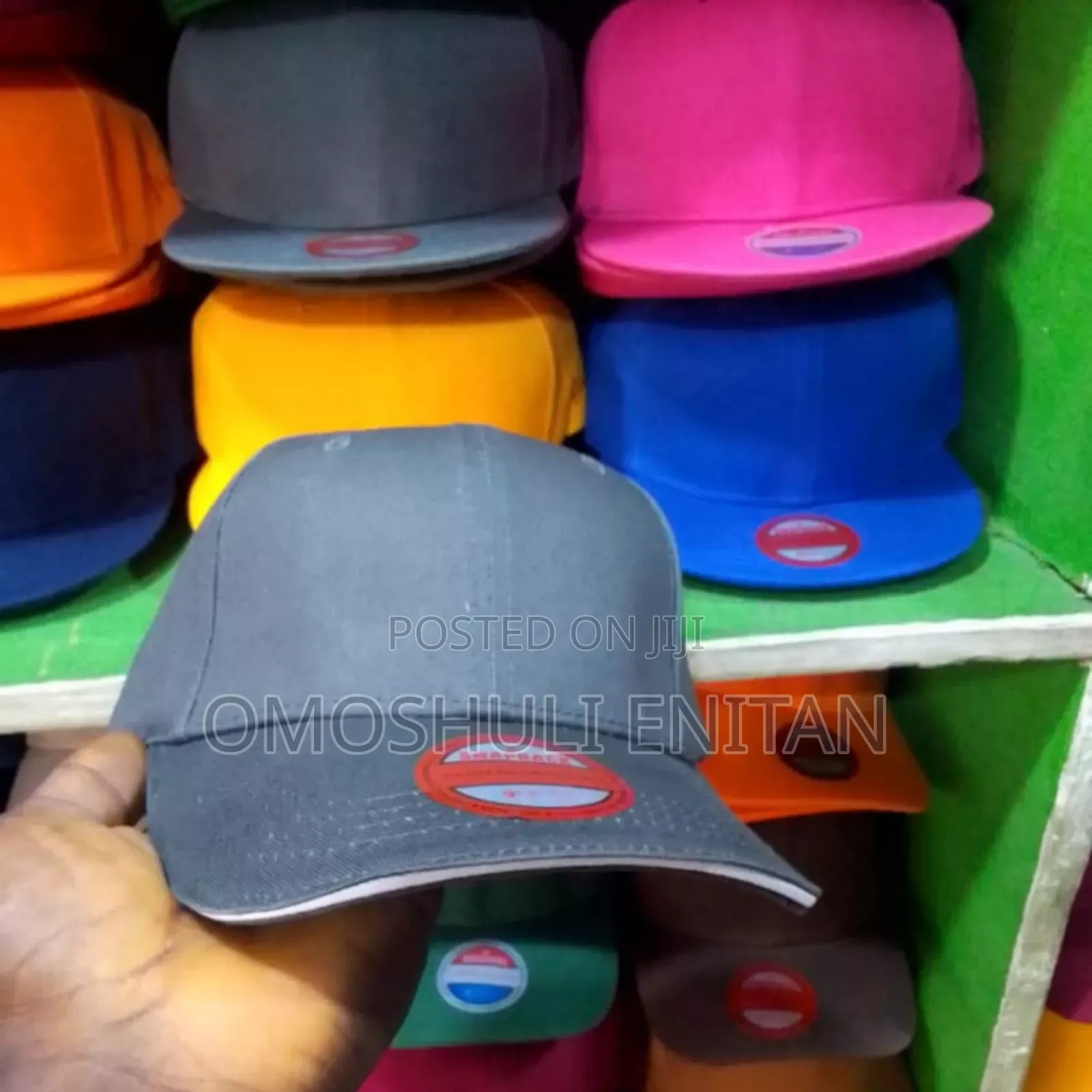 Branded Face Caps Available