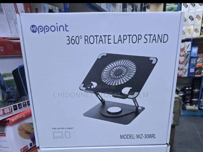 360 Degrees Fan Rotational Laptop Stand
