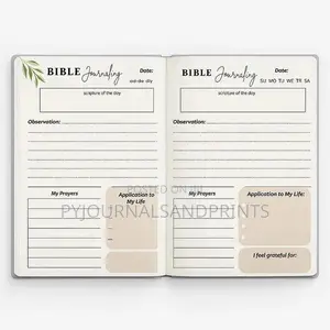 Bible Study Journal 365 Pages