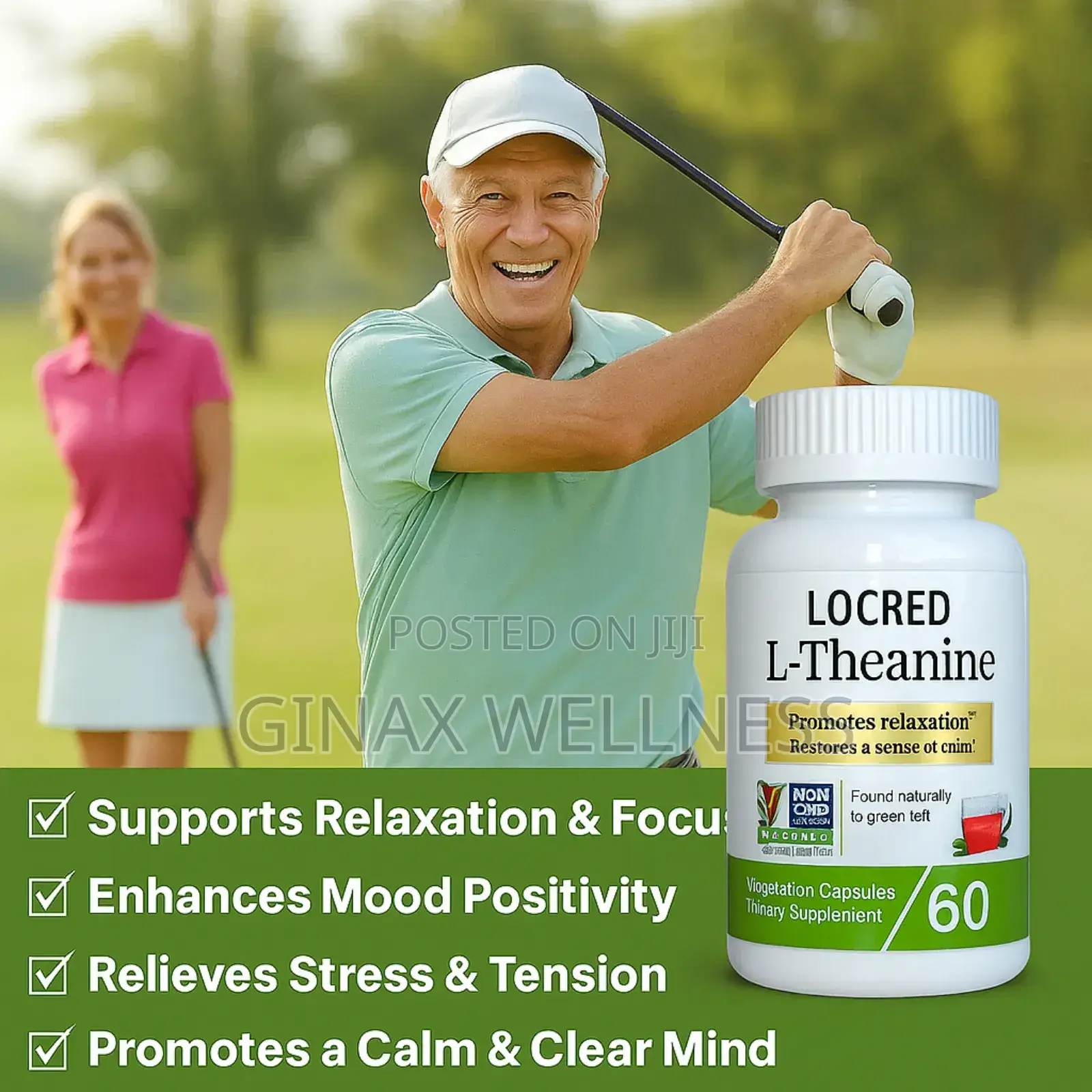 L-Theanine Capsule for Stress, Relaxation, and Concentration
