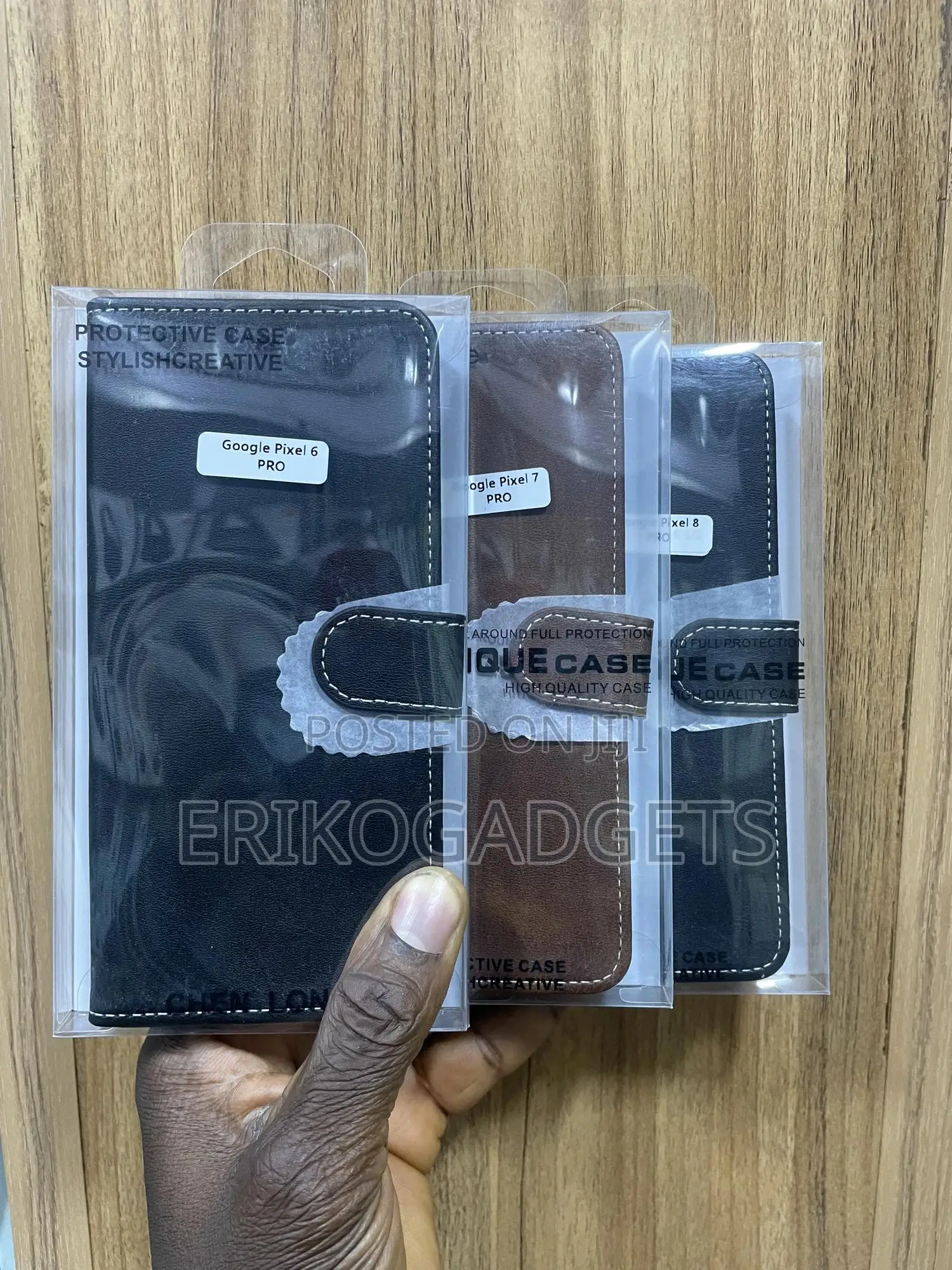 Pixel 9pro,8pro,7pro,6pro Flip Leather Case