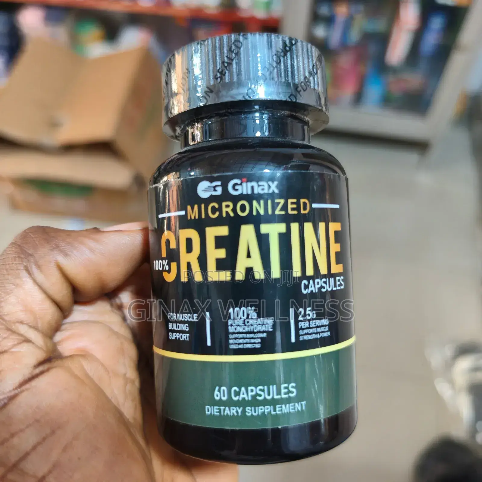 Micronized Creatine Capsules (5g Creatine, 1500mg Hmb)