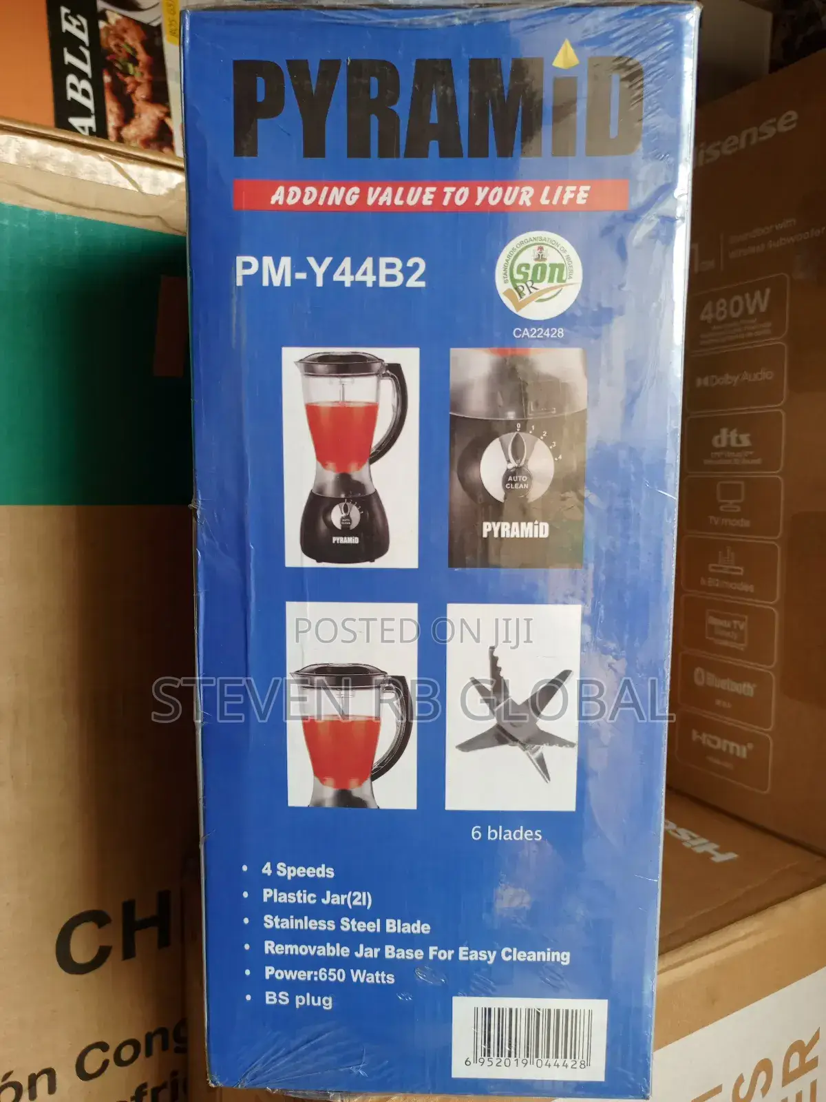 Pyramid Blender and Grinder Pm-Y44b2