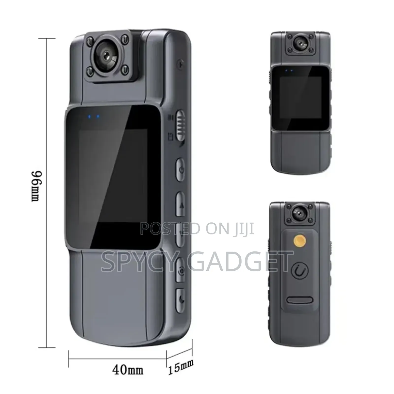 Multifunctional Video Recorder Body Cam With Tv Display