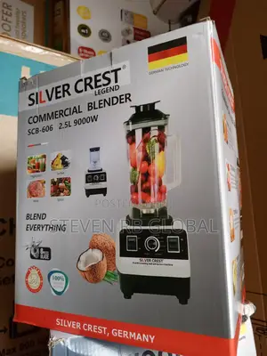 Silver Crest 2.5l Industrial 9000w Food Crusher Blender