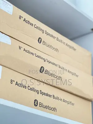 4 in 1 8" Active Ceiling Speaker Built-in Amplifier