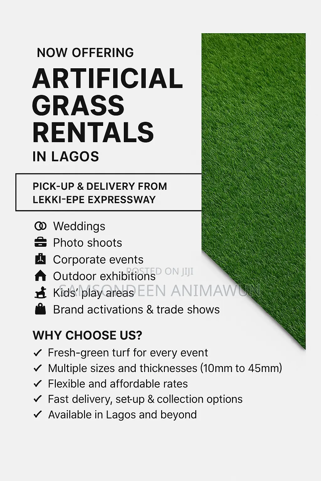 Quality Artificial Grass Rental