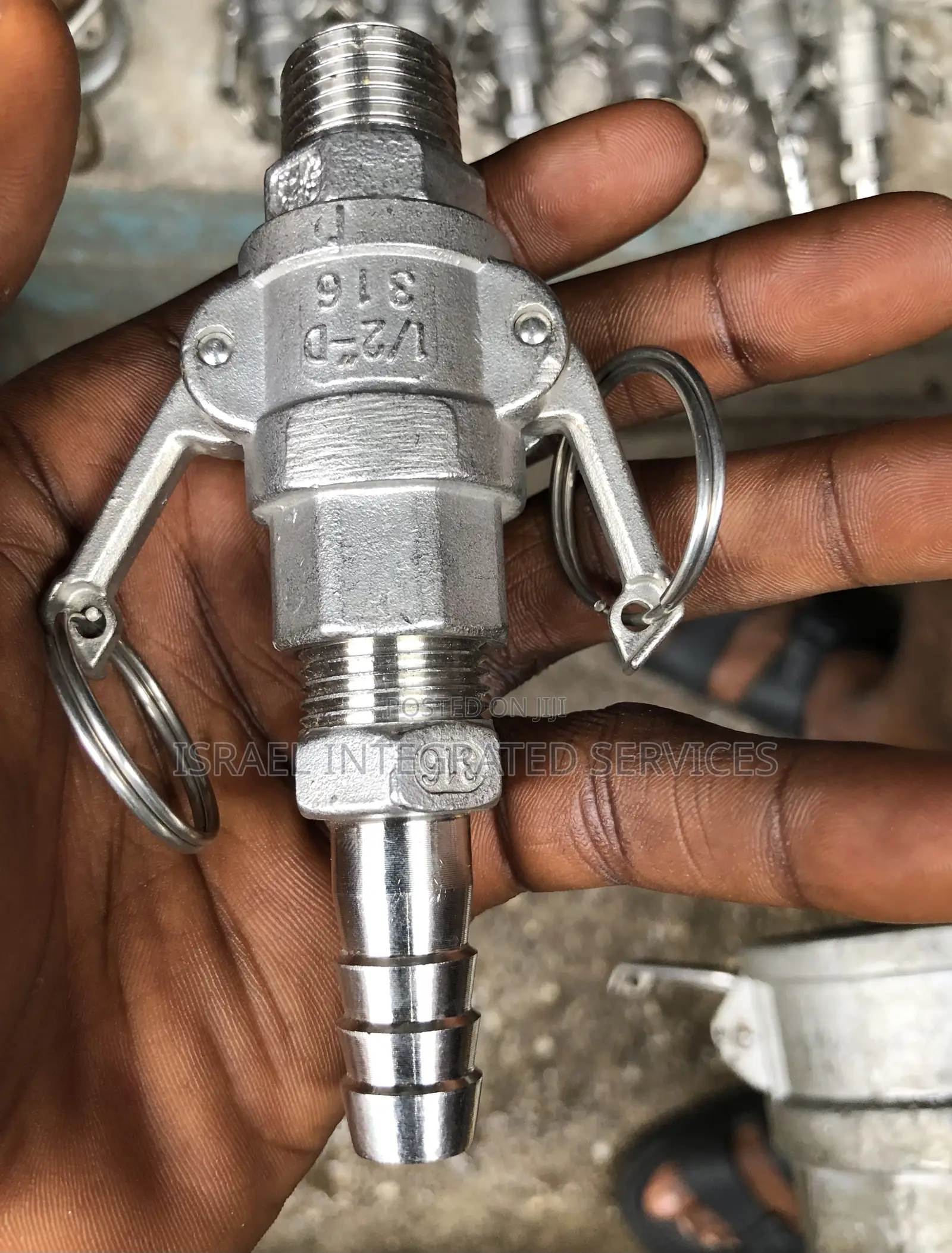 Cam Lock 1/2 D (316) Stainless