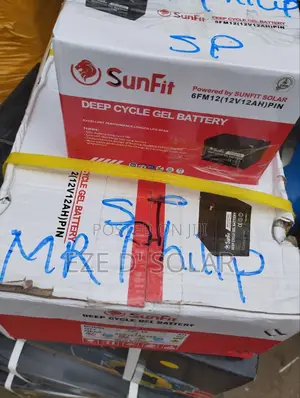 12v12ah Sunfit Deep Cycle Gel Battery