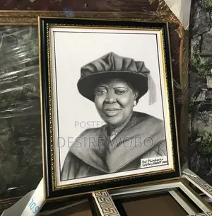 Pencil Portrait Framing 16 by 20 Inches