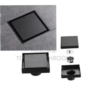 10" Black Floor Drain