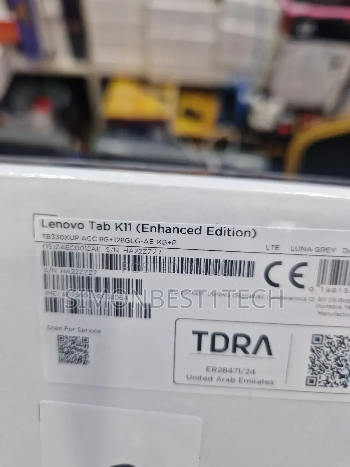 New Lenovo Tab K11 128 GB Gray