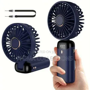 Digital Mini, Foldable Usb Charging Fan
