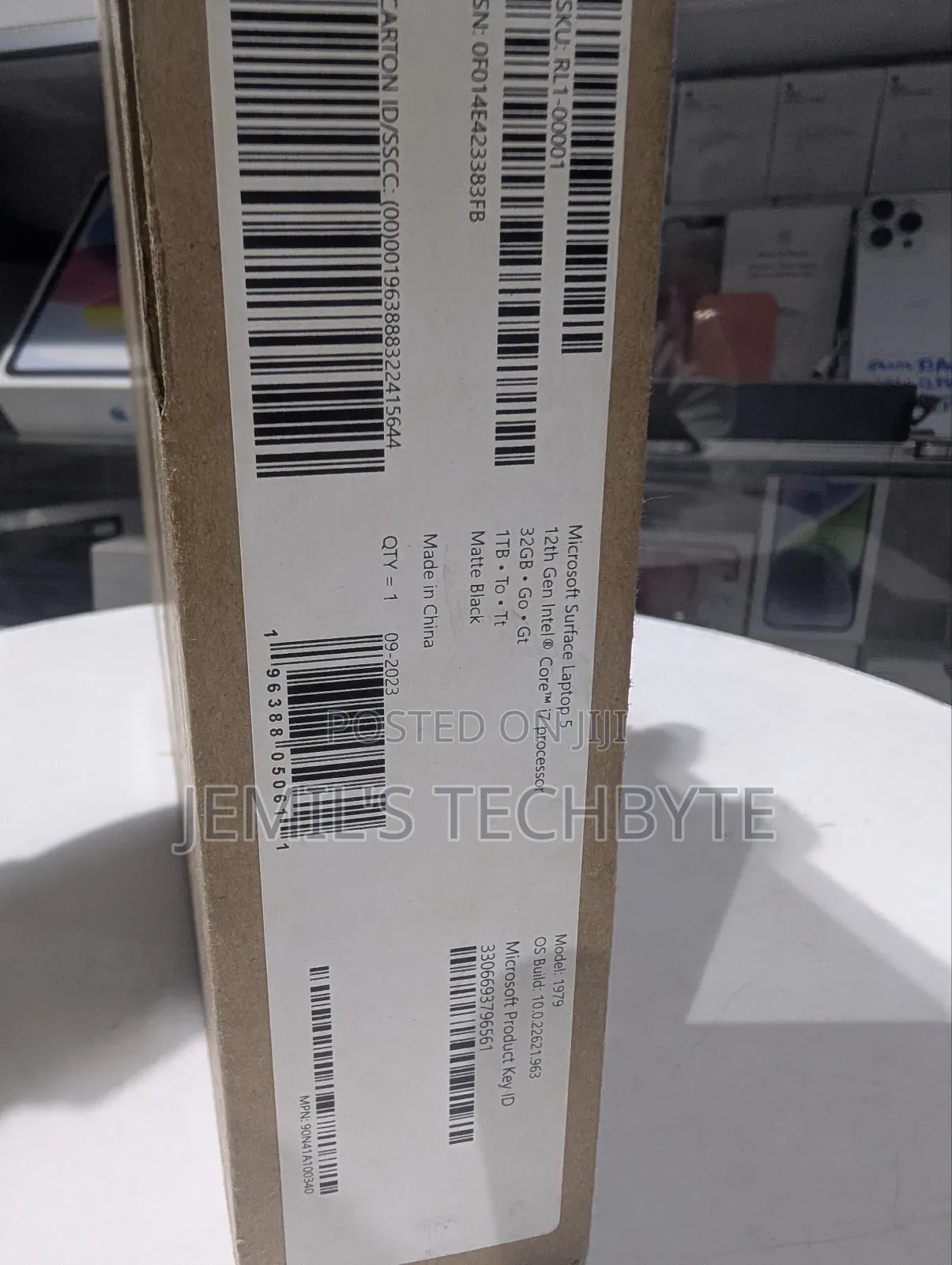New Laptop Microsoft Surface Laptop 5 32GB Intel Core I7 SSD 1T