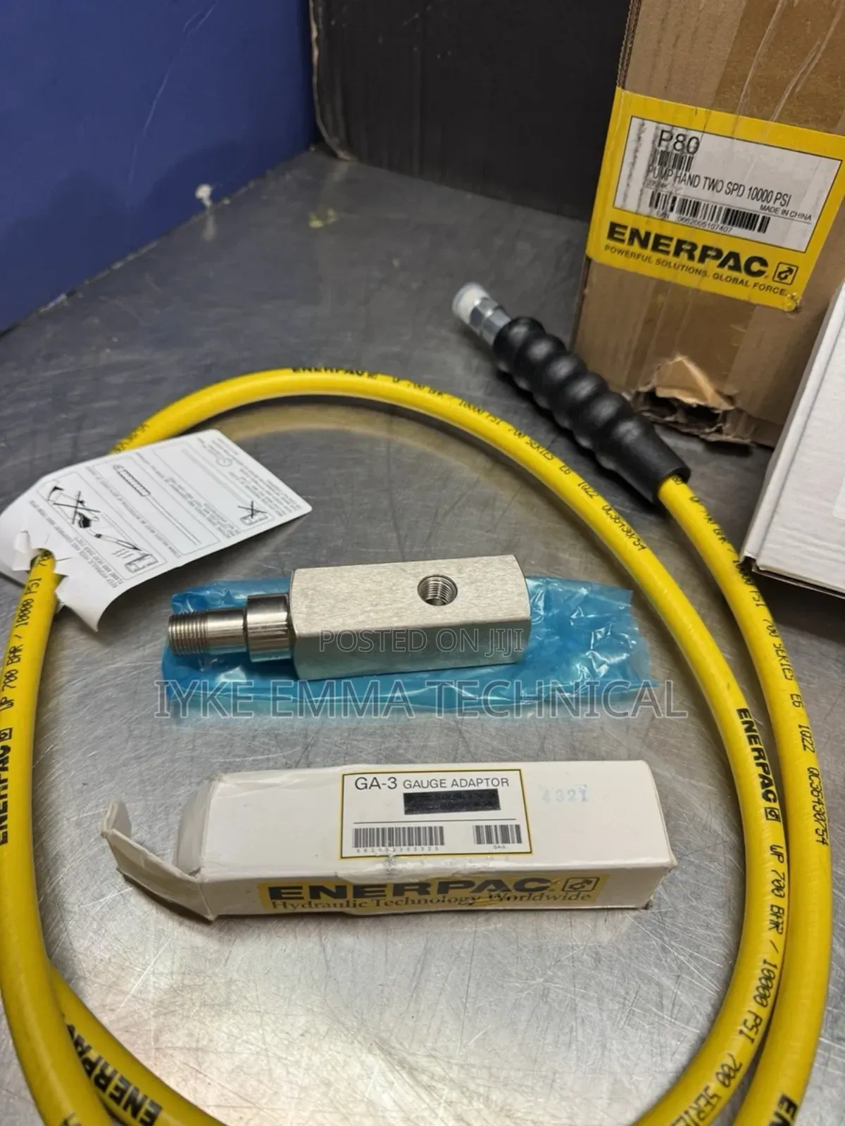 Enerpac 30 Ton Hydraulic Cylinder Jack Set