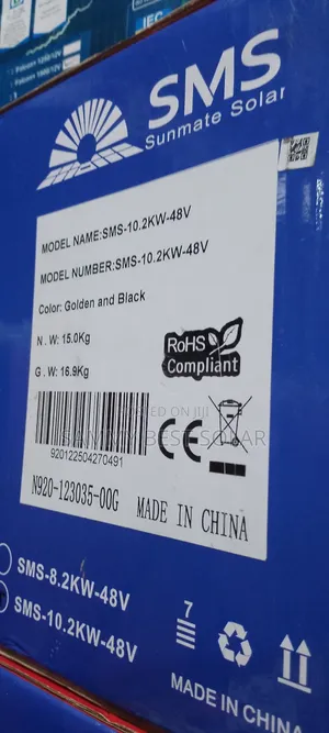 10.2kw 48v SMS Hybrid Solar Inverter Available