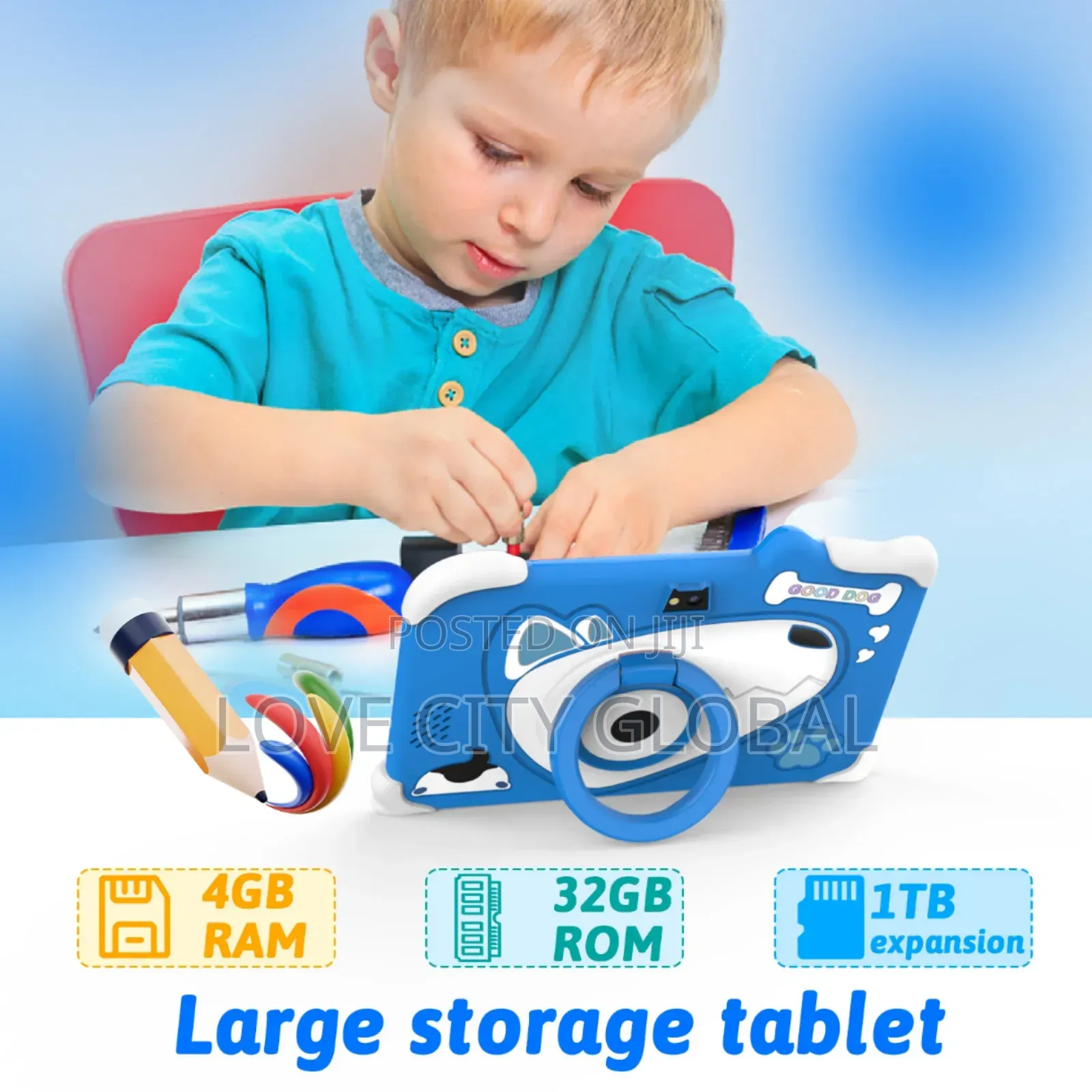 New Tablet 32 GB Blue