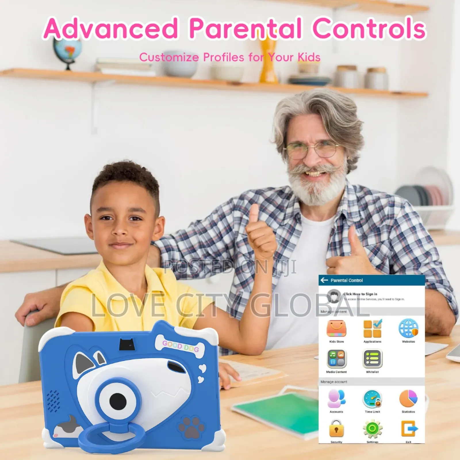 New Tablet 32 GB Blue