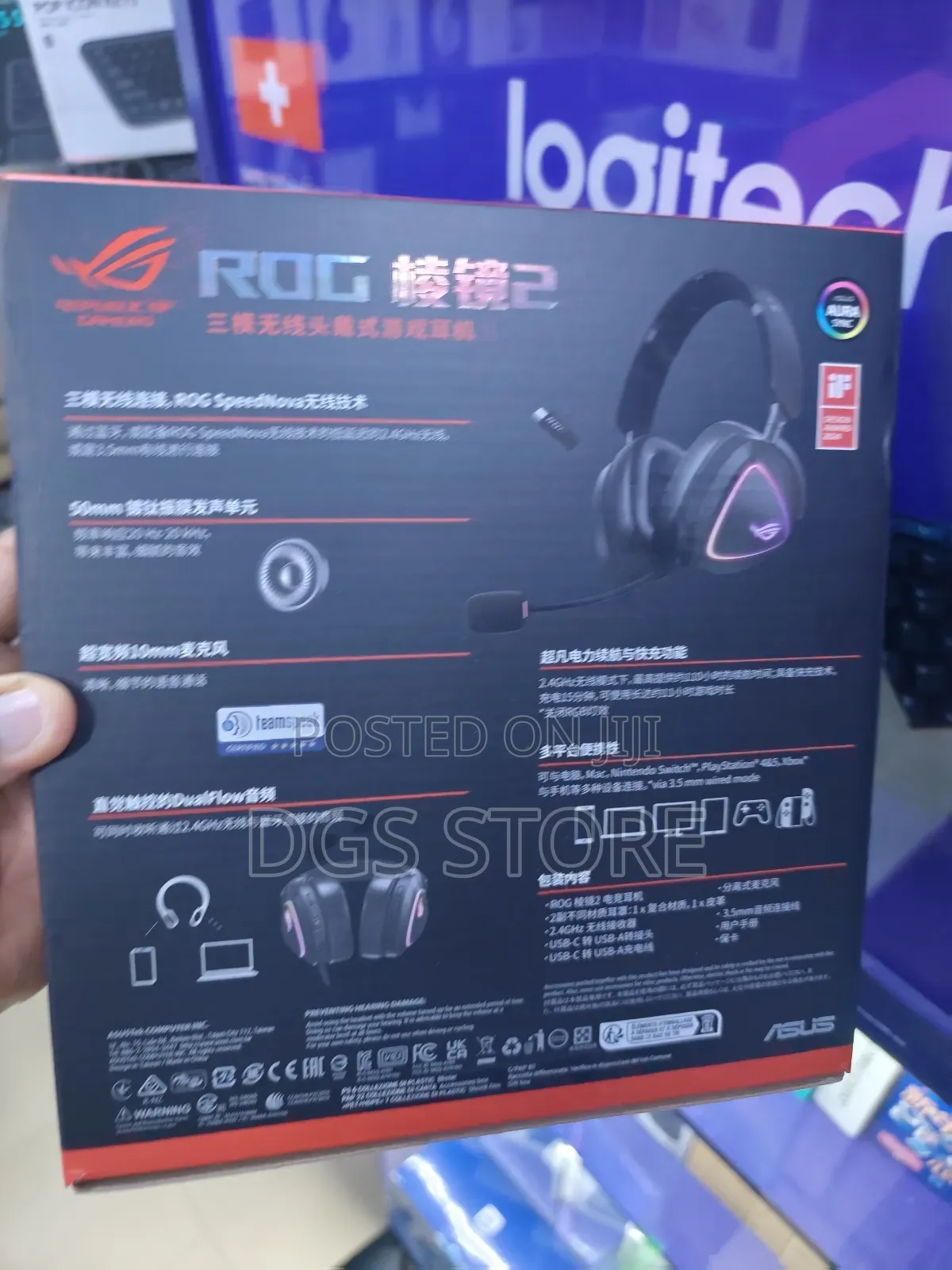 Asus Rog Delta Ll Bluetooth Headphone 