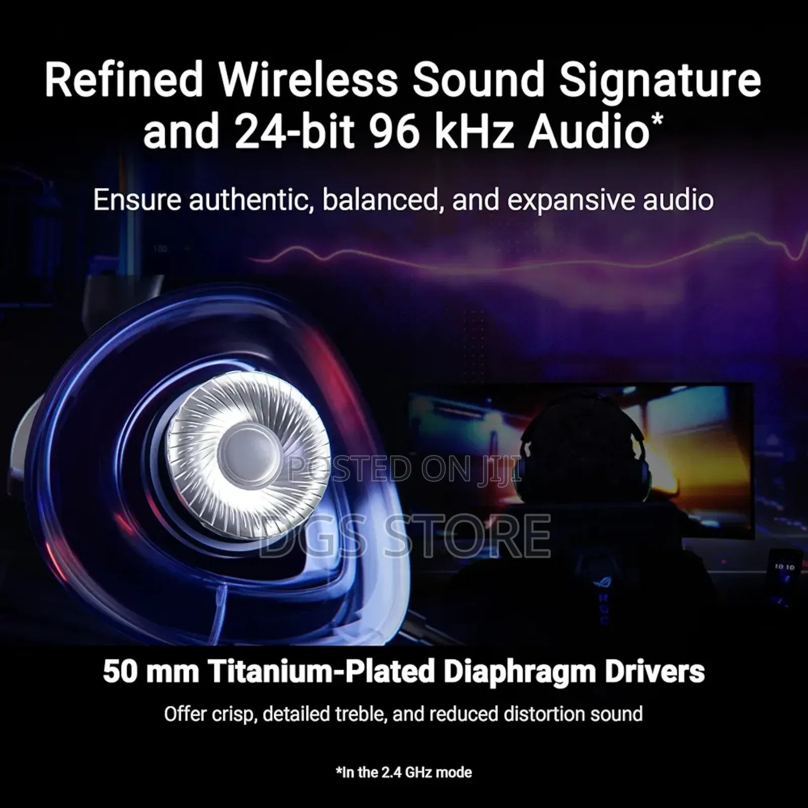 Asus Rog Delta Ll Bluetooth Headphone 