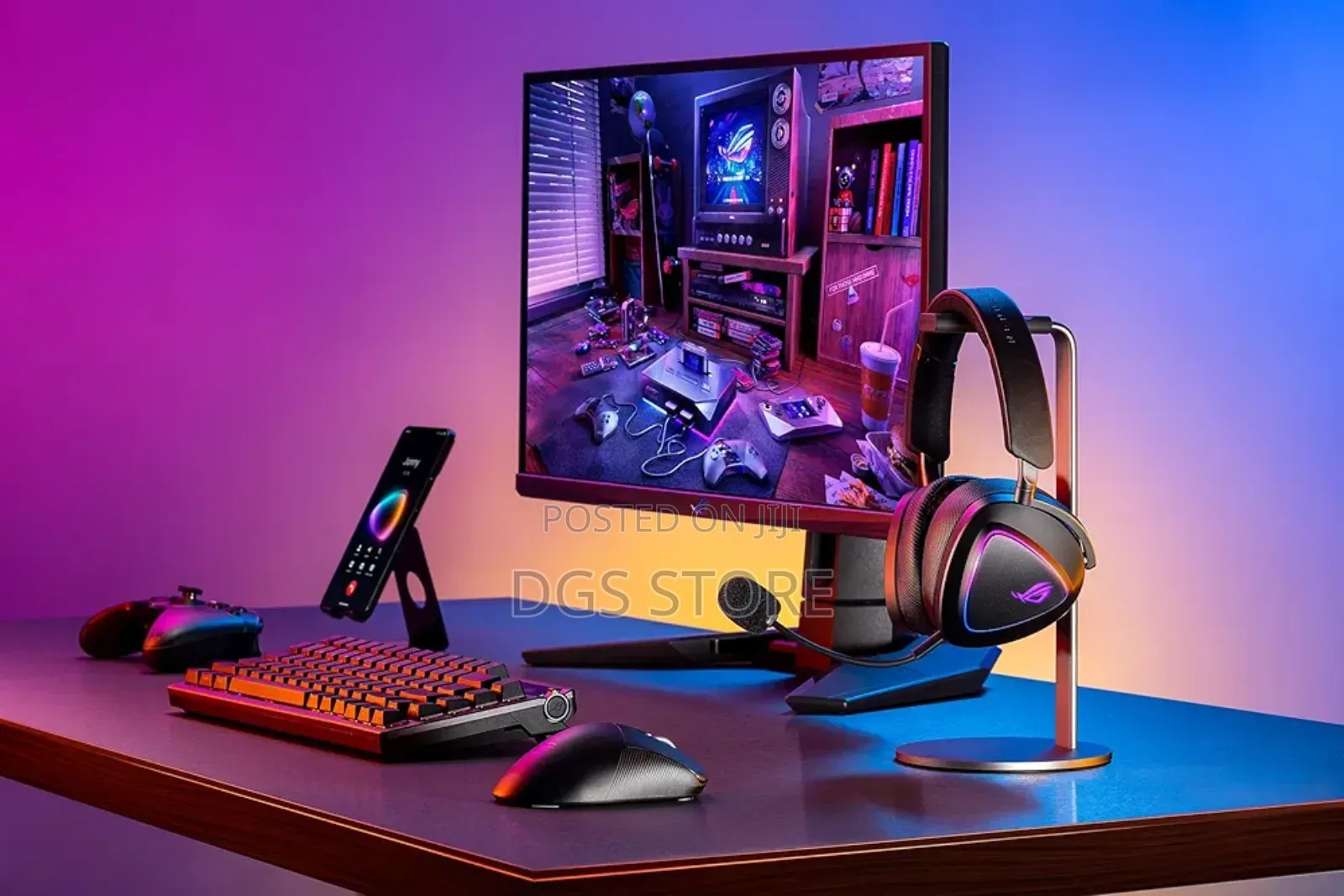 Asus Rog Delta Ll Bluetooth Headphone 