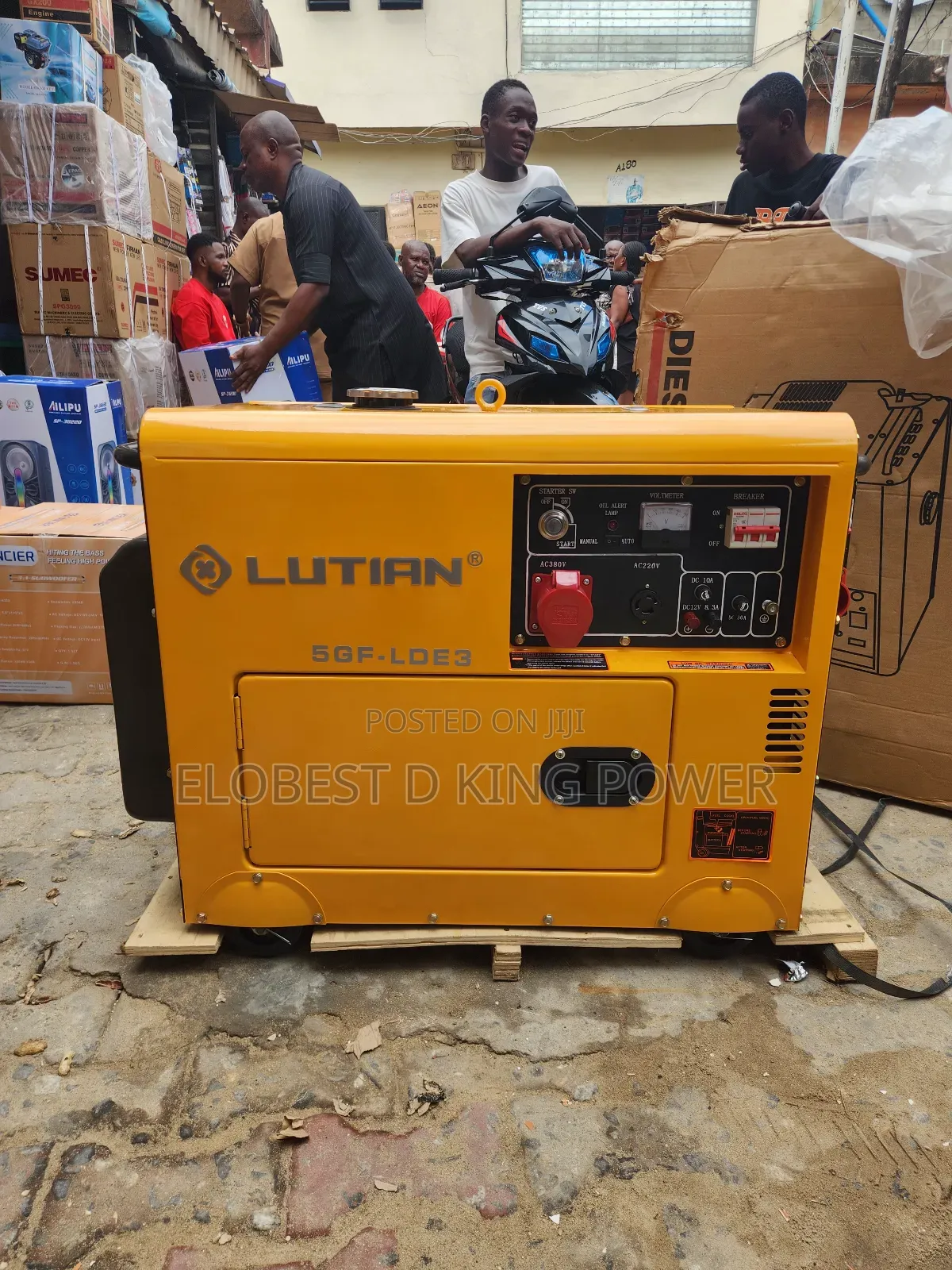 Three Phase Silent Generator 100% Pure Copper Key Start