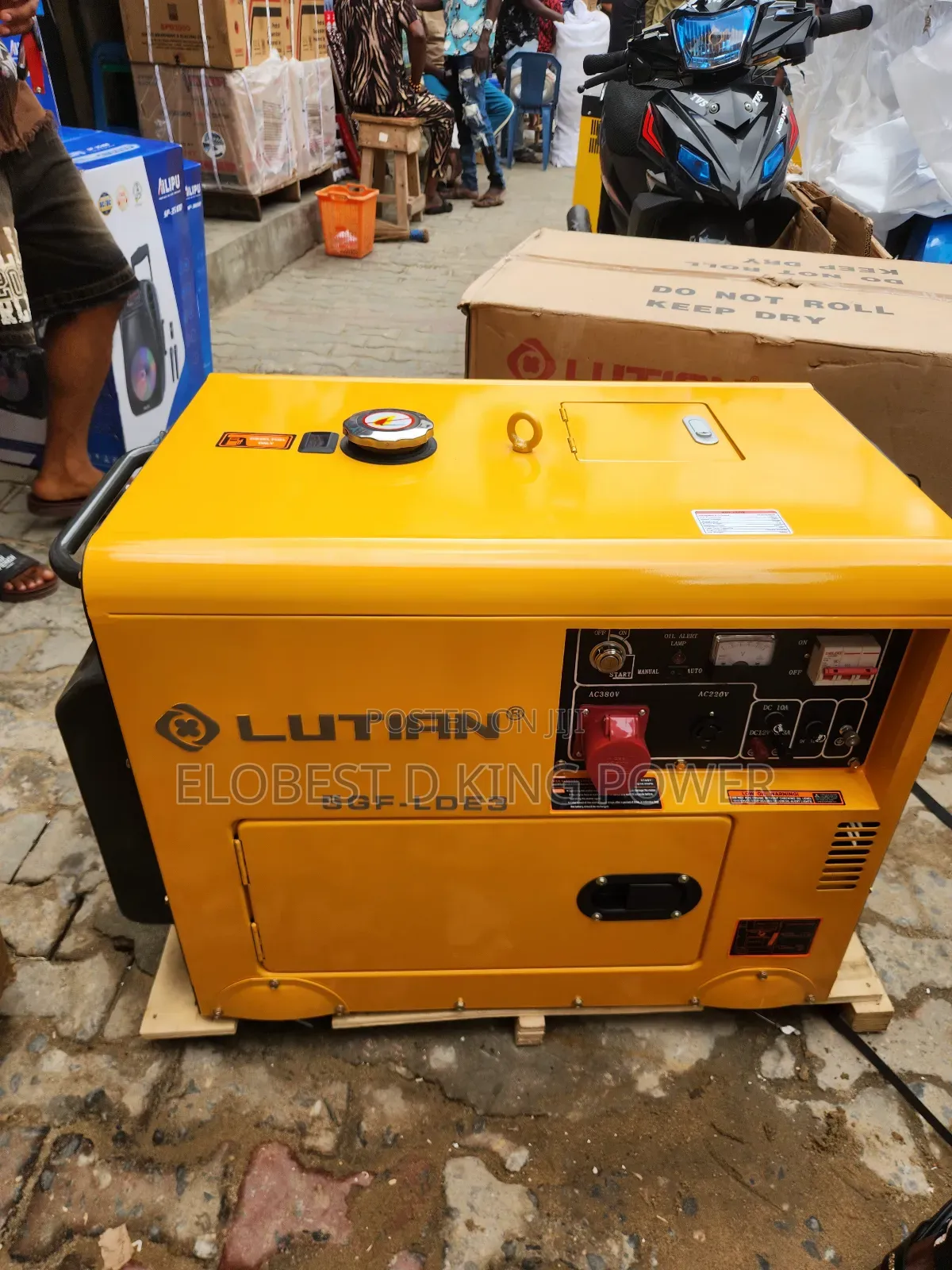 Three Phase Silent Generator 100% Pure Copper Key Start
