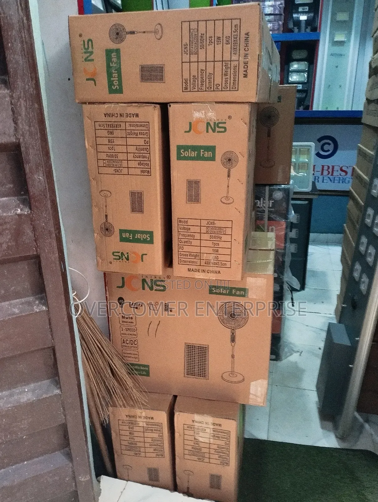 Quality Solar Rechargeable Fan With Panel