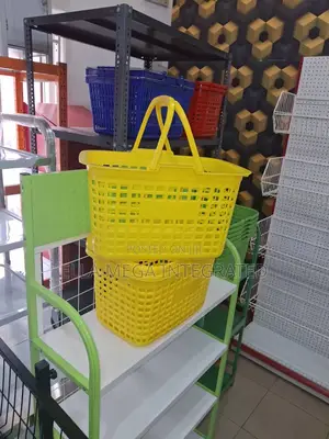 Supermarket Shopping Plastic Basket
