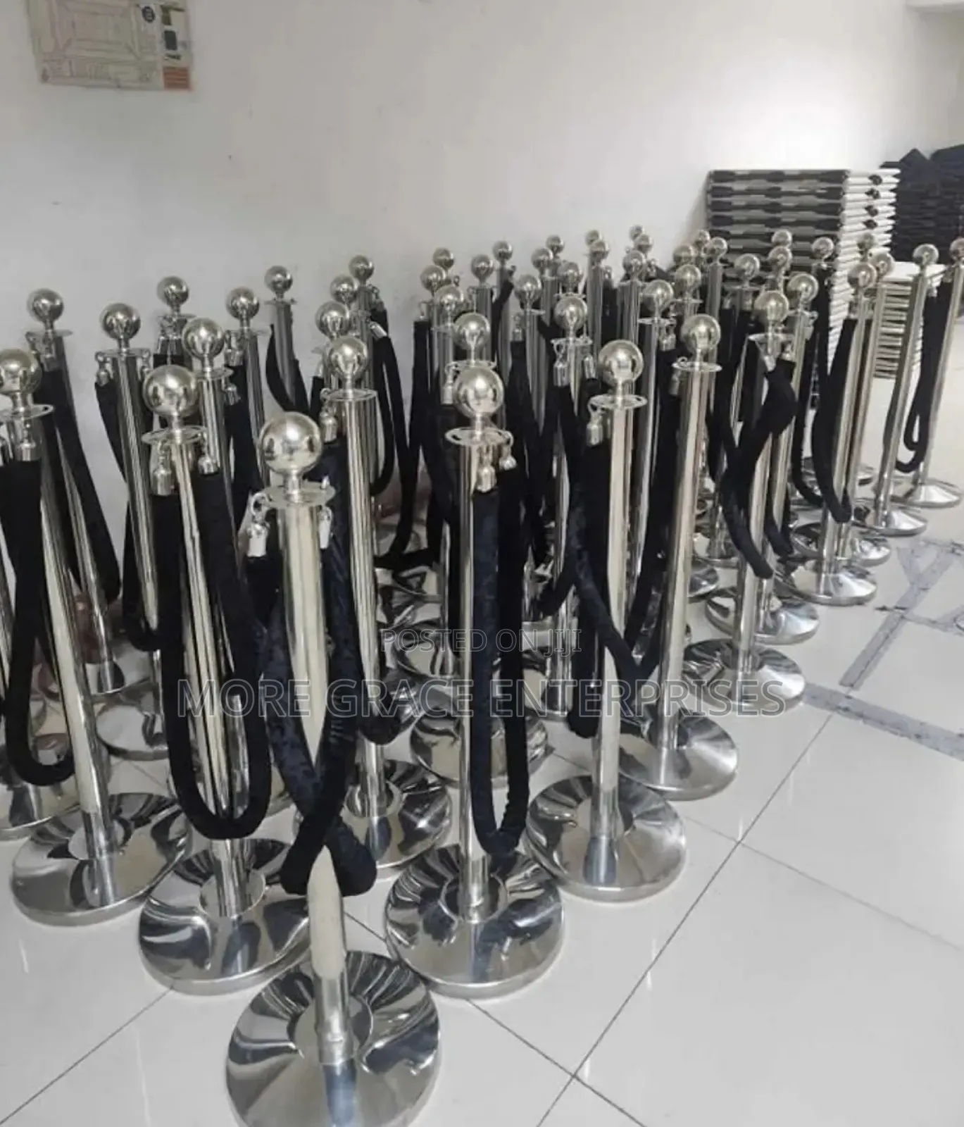 Rope Stanchion For Security