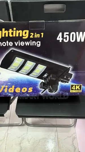 Triple (3) Lens Solar Streetlight CCTV Camera