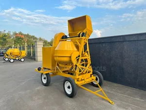 Portable Concrete Mixer With Lifting Hoist