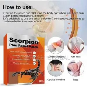 8patches Pain Relief Patch Muscle and Joint Pain