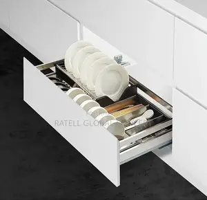 80cm Stainless Steel Drawer Plate Rack