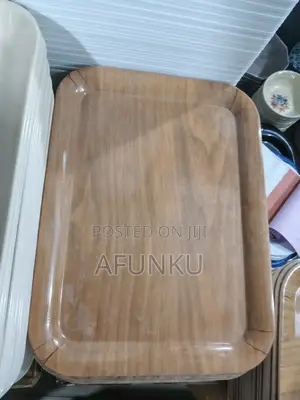 Wooden Design Ceramic Tray 12pcs