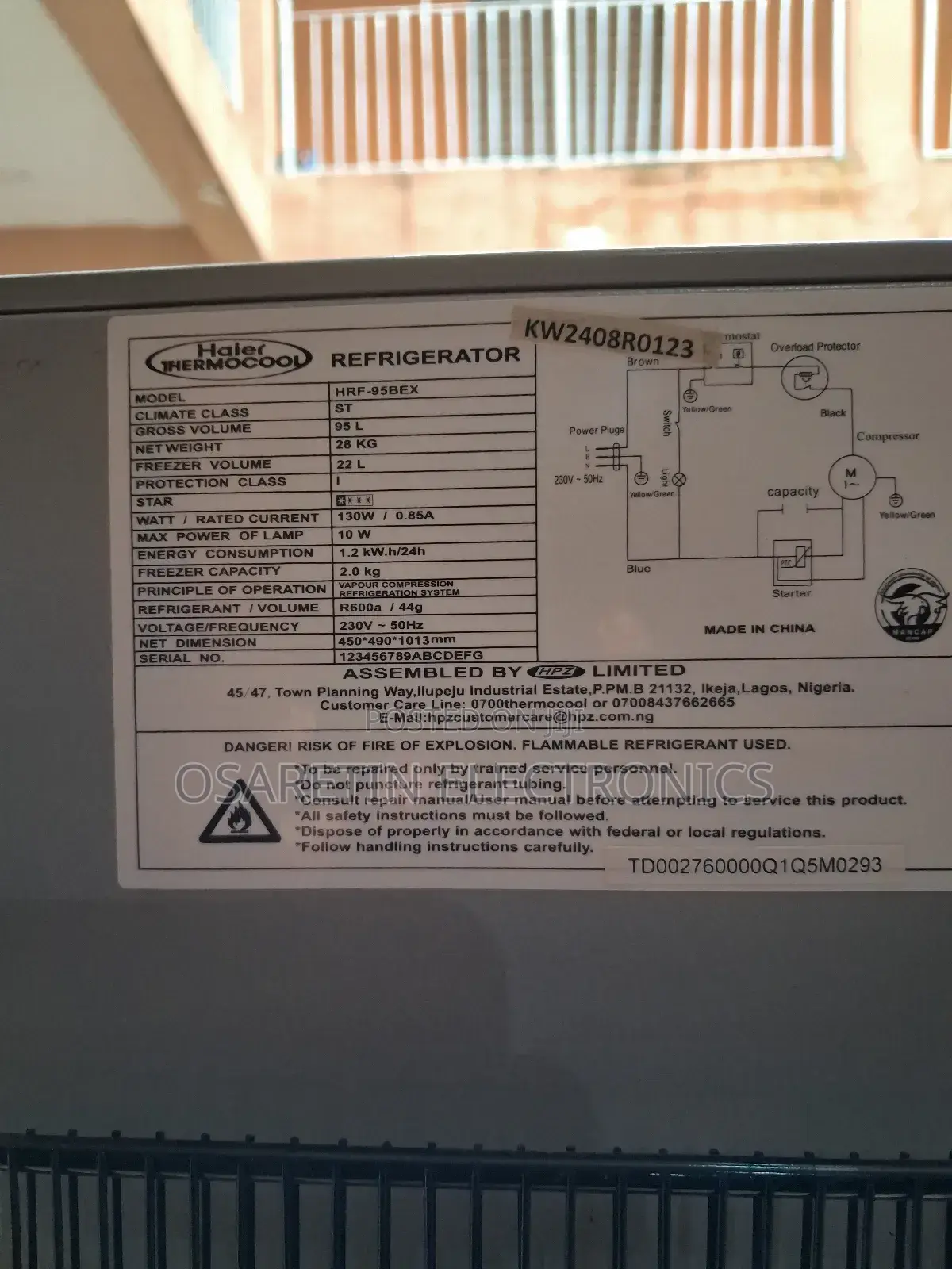 Haier Thermocool Double Door Refrigerator