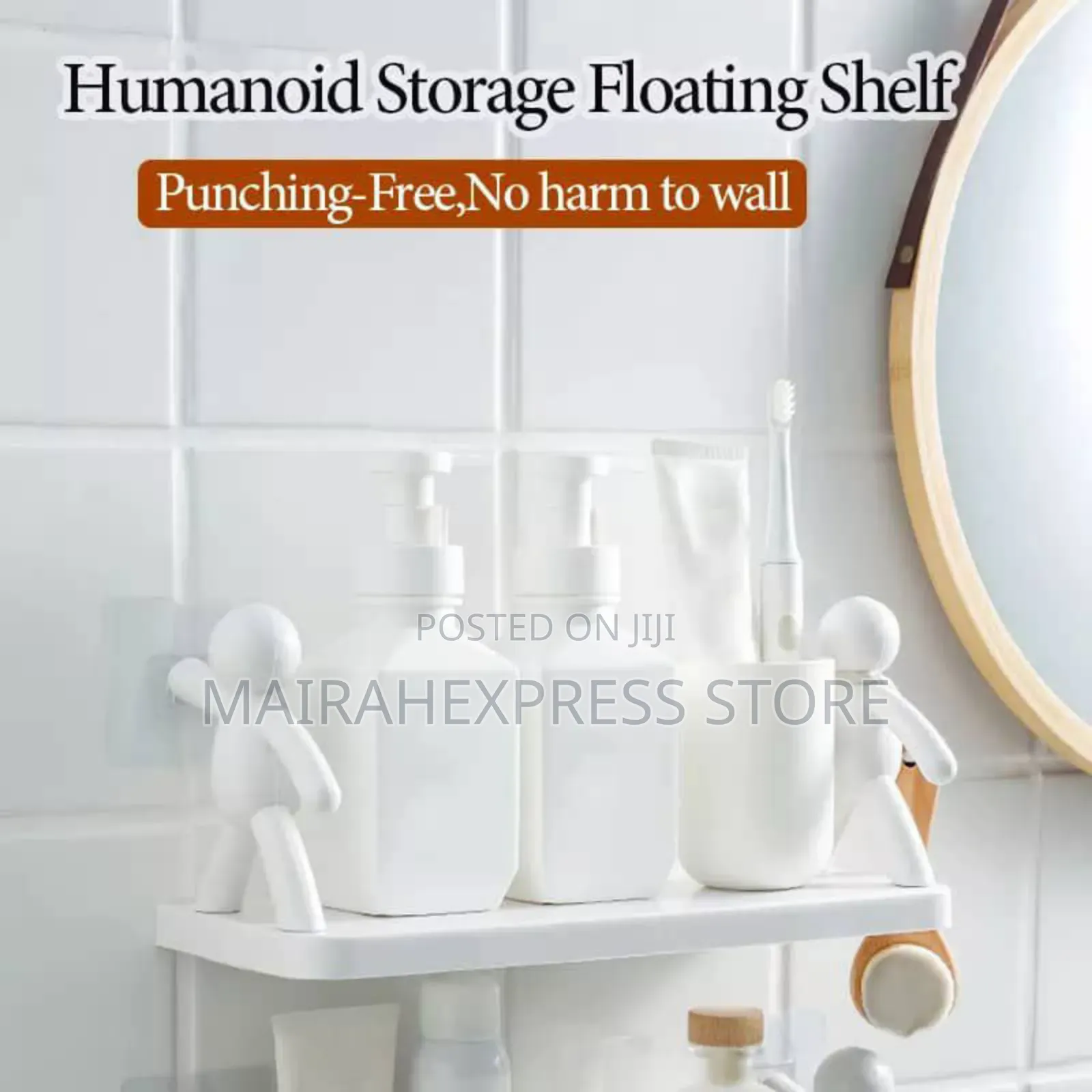 Wall Mounted Floated Shelf (Rack) B.S
