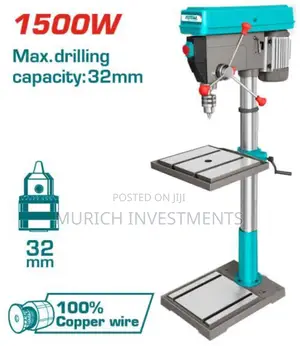 Total Industrial Bench Drill Press 1500w – TDP – 32mm