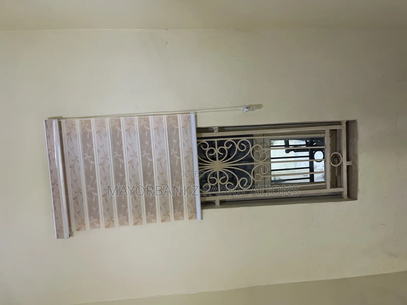 Gold Design Window Blind