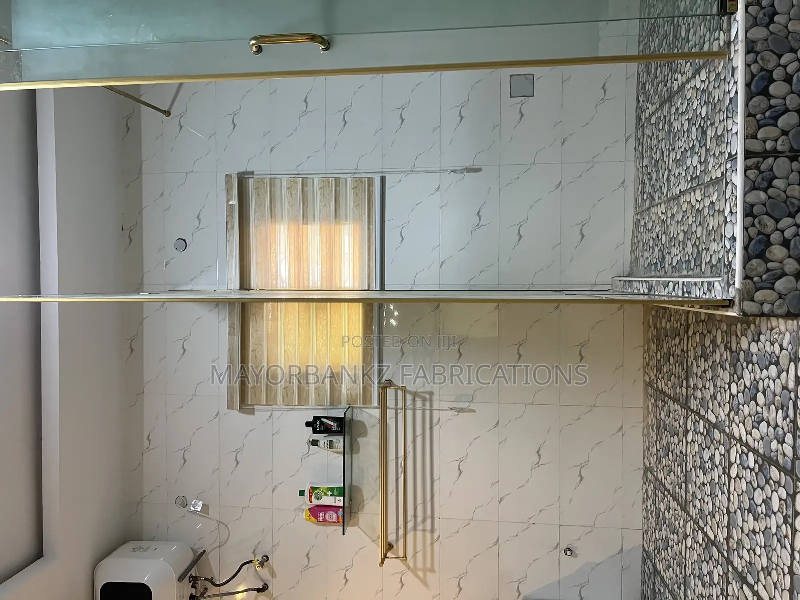 Gold Design Window Blind